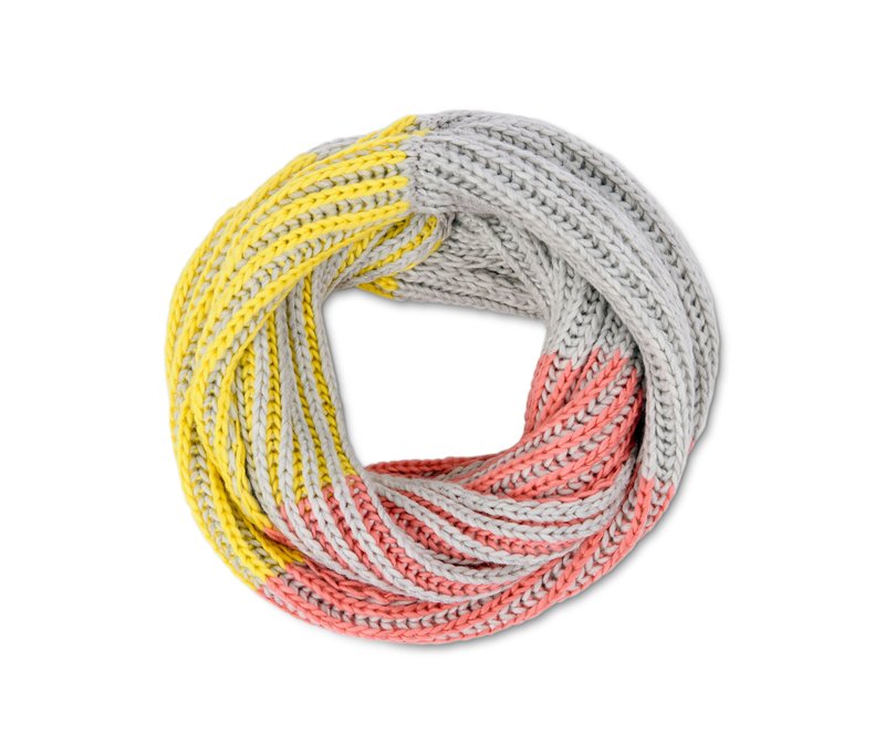 Tchibo - Strickschlauchschal - gelb