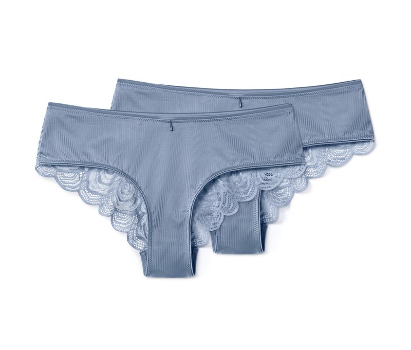 Tchibo - 2 Brazilslips - Damen - Gr. XS - hellblau