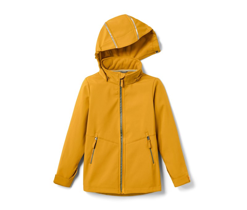 Tchibo - Softshell-Jacke - Mädchen - Gr. 146/152 - gelb