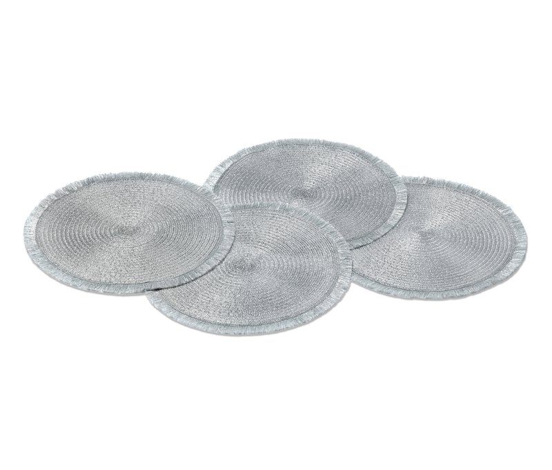 Tchibo - 4 Platzsets - silber