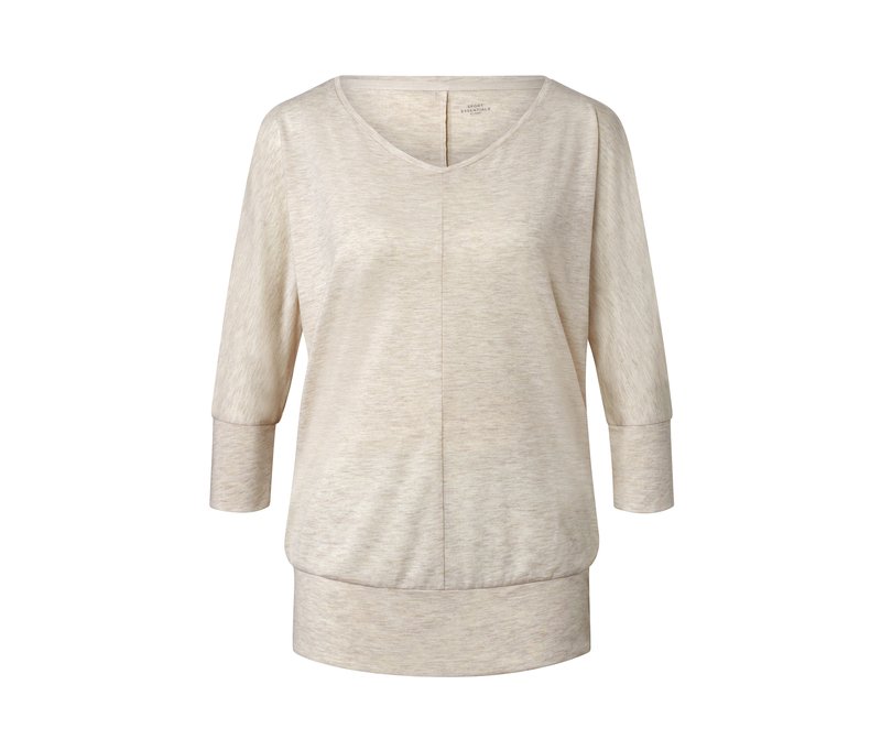Tchibo - Yogashirt - Damen - Gr. M - beige