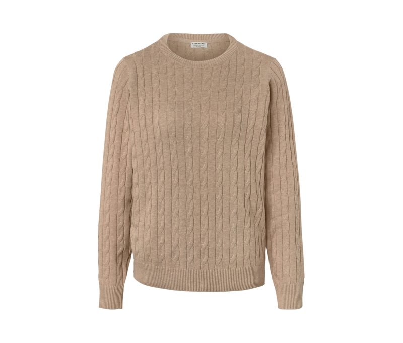 Tchibo - Zopfstrickpullover - Damen - Gr. XXL - creme