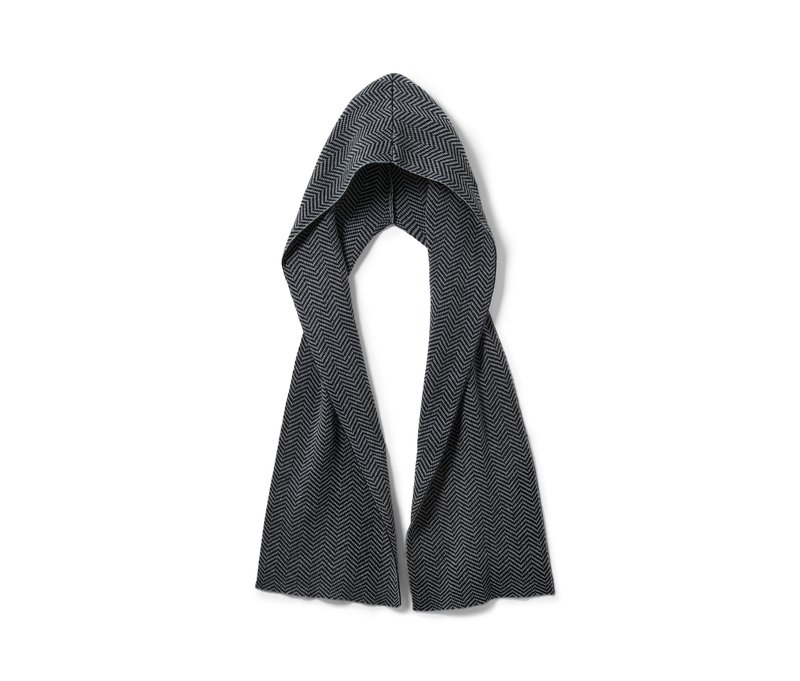 Tchibo - Kapuzenschal - schwarz