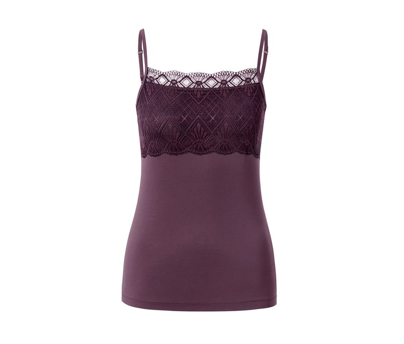 Tchibo - Hemdchen - Damen - Gr. L - dunkellila