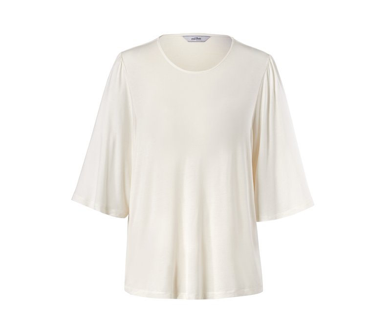 Tchibo - Shirt mit Flügelärmeln - Damen - Gr. L - weiß