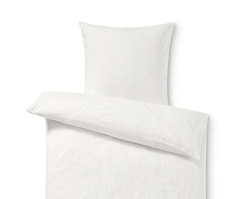 Tchibo - Premium-Jacquard-Bettwäsche - weiß