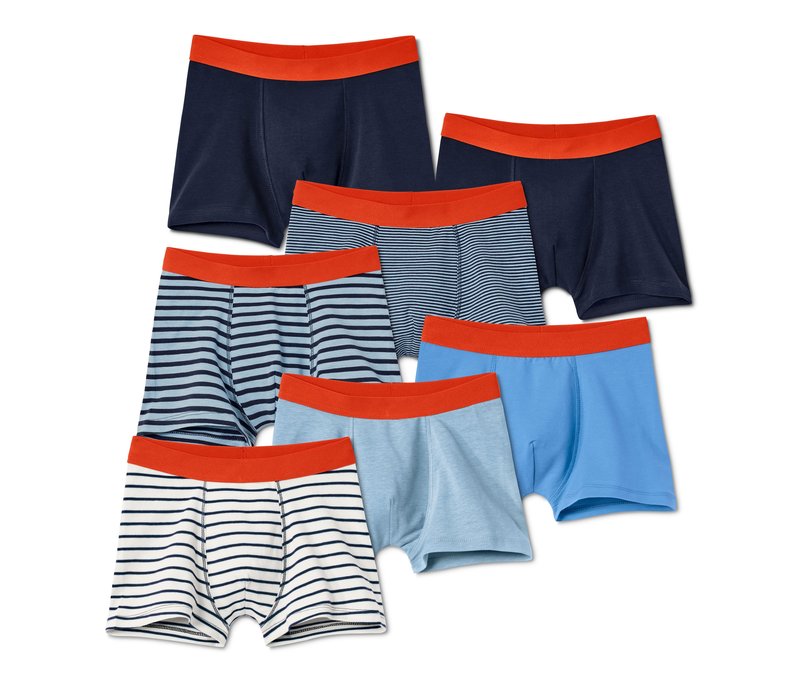 Tchibo - 7 Jungen-Slipboxer - Jungen - Gr. 158/164 - dunkelblau/gestreift