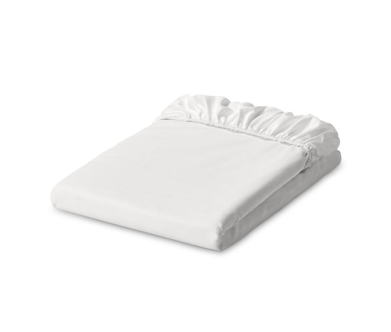 Tchibo - Perkal-Spannbettlaken - weiß