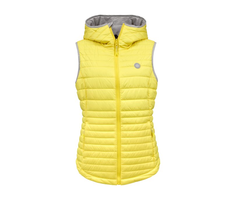 Tchibo - Wende-Steppweste - Damen - Gr. XS - hellgrau