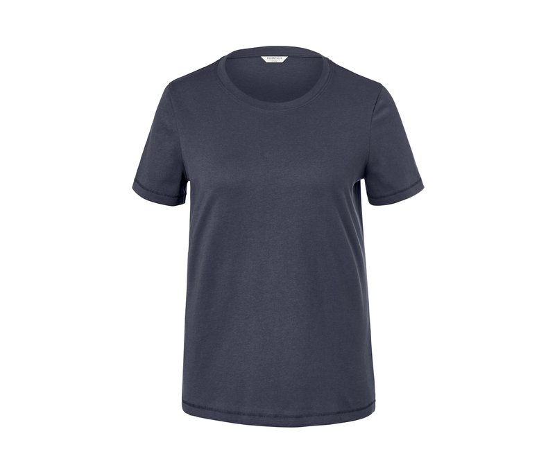 Tchibo - Basic T-Shirt - Damen - Gr. M - blau