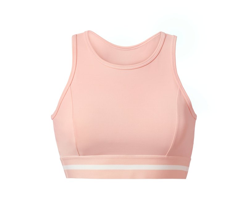 Tchibo - Sport-Bustier »Long Line« - Damen - Gr. L - koralle