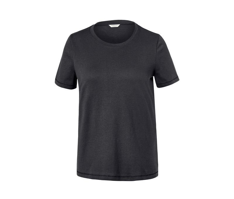 Tchibo - Basic T-Shirt - Damen - Gr. XS - schwarz