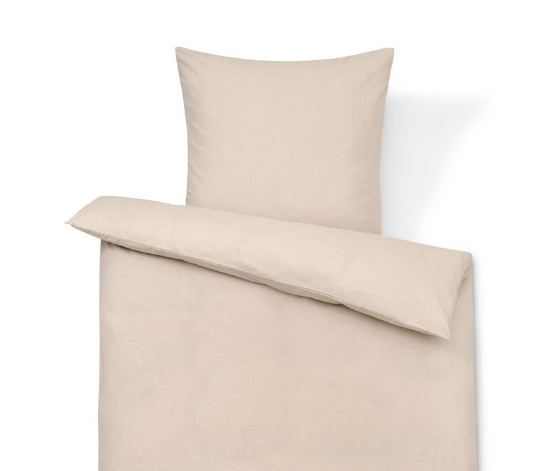 Tchibo - Chambray-Bettwäsche - beige