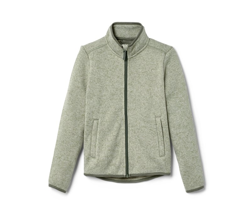 Tchibo - Strickfleece-Jacke - Herren - Gr. 158/164 - grün
