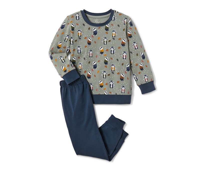 Tchibo - Pyjama - Gr. 122/128 - blau