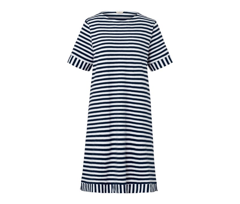 Tchibo - Gestreiftes Jerseykleid - Damen - Gr. XXL - dunkelblau/gestreift