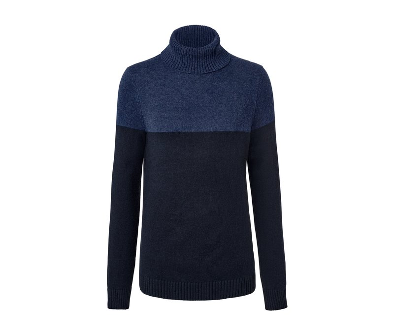 Tchibo - Rollkragen-Pullover - Herren - Gr. XXL - blau/gestreift