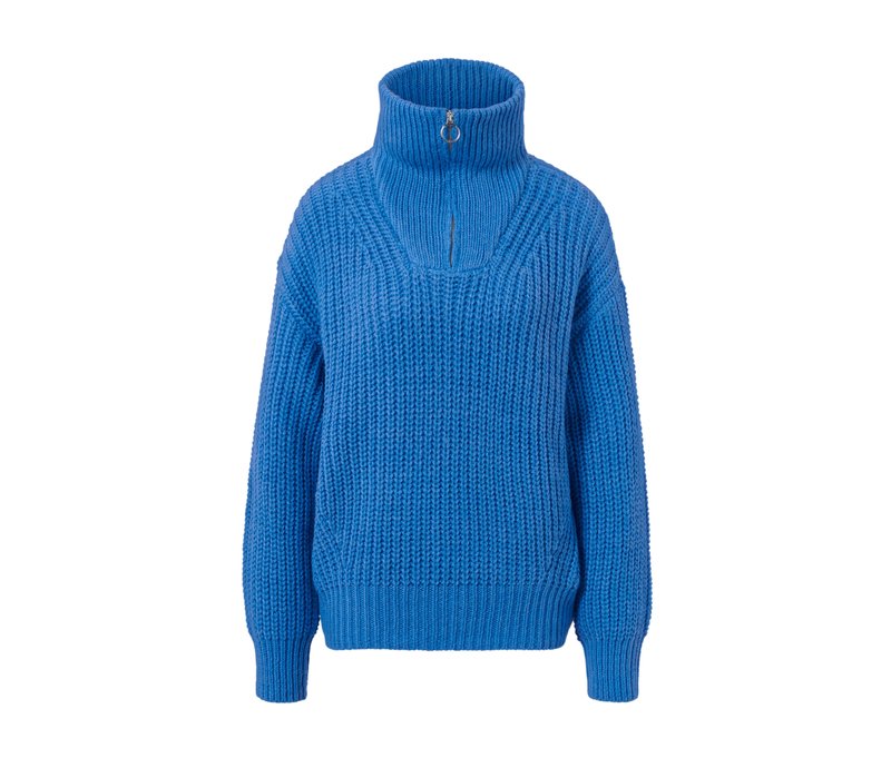 Tchibo - Grobstrick-Troyer - Damen - Gr. S - blau