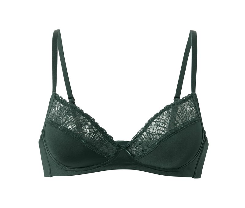Tchibo - Soft-BH - Damen - Gr. 75B - dunkelgrün