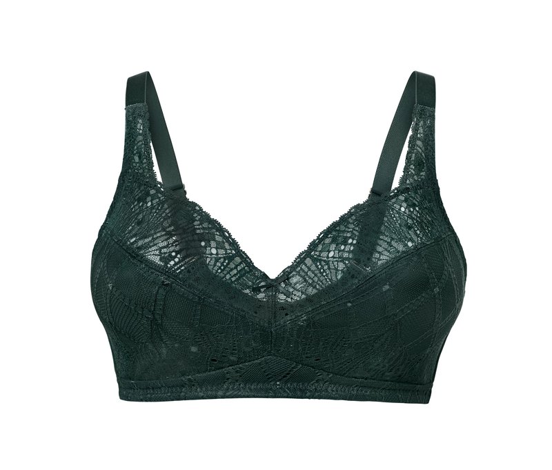 Tchibo - Soft-BH - Damen - Gr. 90D - dunkelgrün