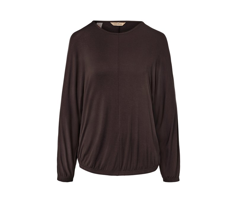 Tchibo - Fledermausshirt - Damen - Gr. S - dunkelbraun