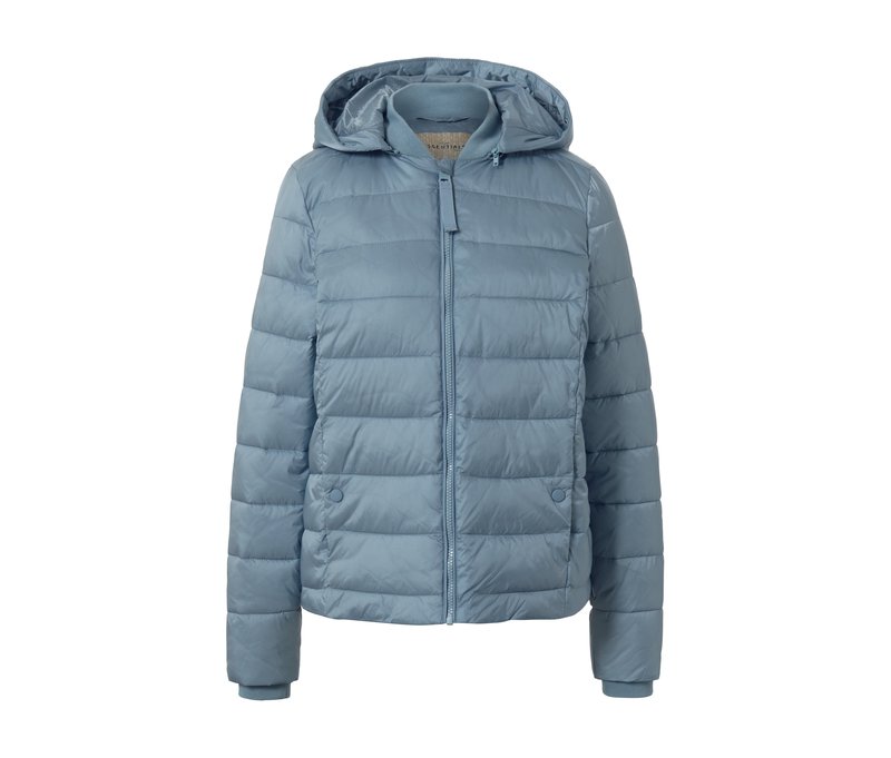 Tchibo - Steppjacke mit Kapuze - Damen - Gr. 44 - blau