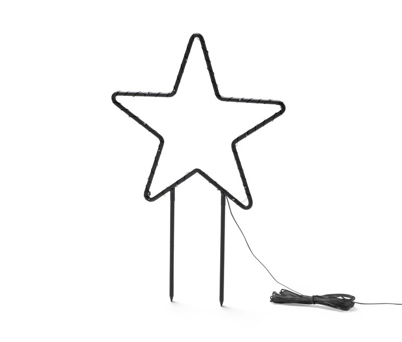 Tchibo - LED-Outdoor-Stern aus Metall - schwarz