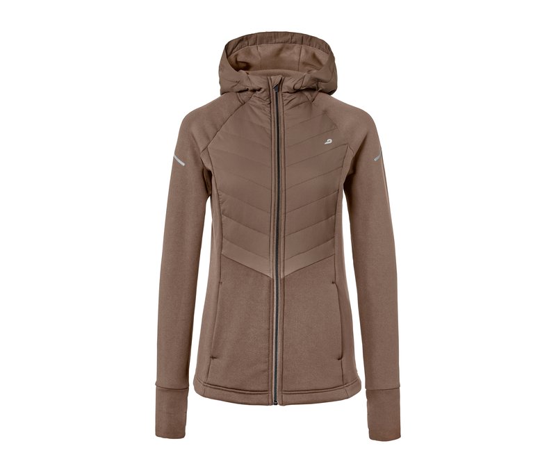 Tchibo - Thermojacke mit Kapuze - Damen - Gr. 42 - braun