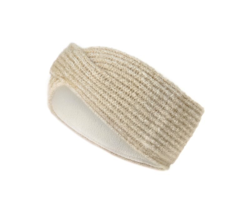 Tchibo - Strick-Stirnband - grau-beige