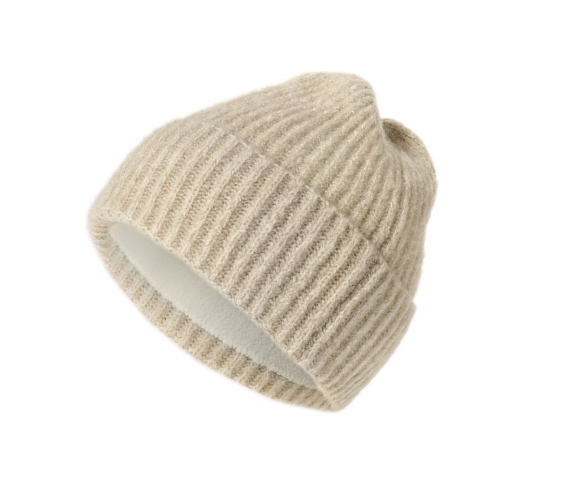 Tchibo - Strickmütze - grau-beige