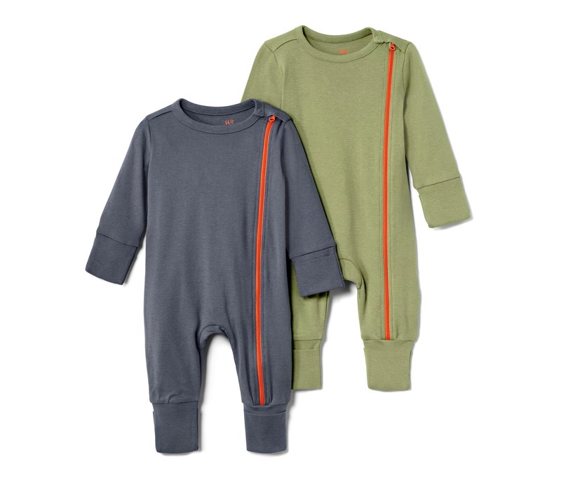 Tchibo - 2 Baby-Schlafanzüge - Herren - Gr. 86/92 - dunkelblau