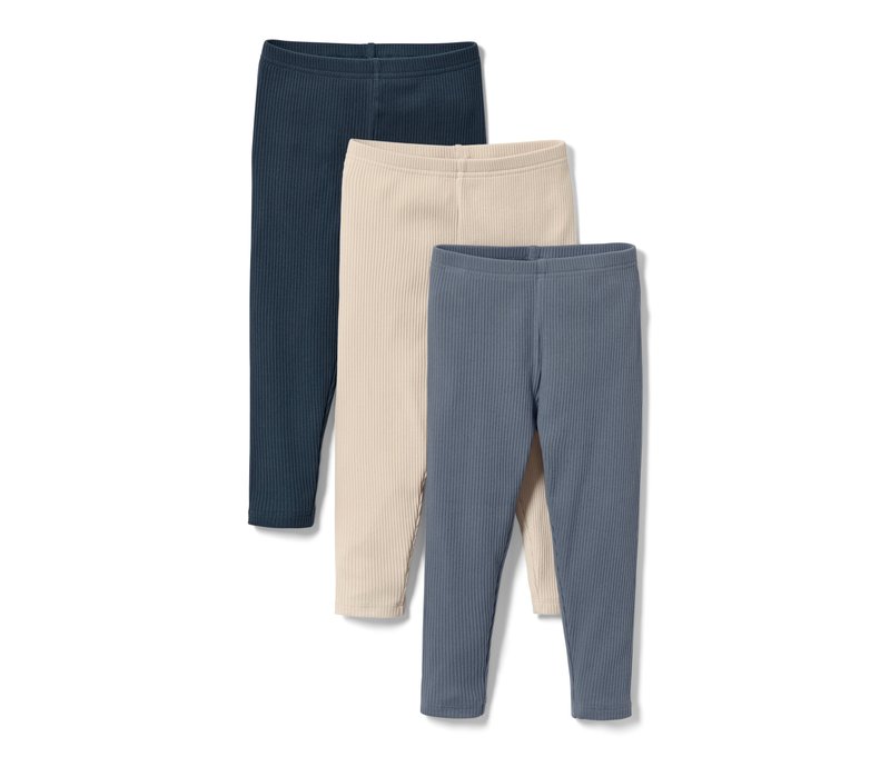 Tchibo - 3 Baby-und-Kleinkinder-Leggings - Baby - Gr. 74/80 - weiß