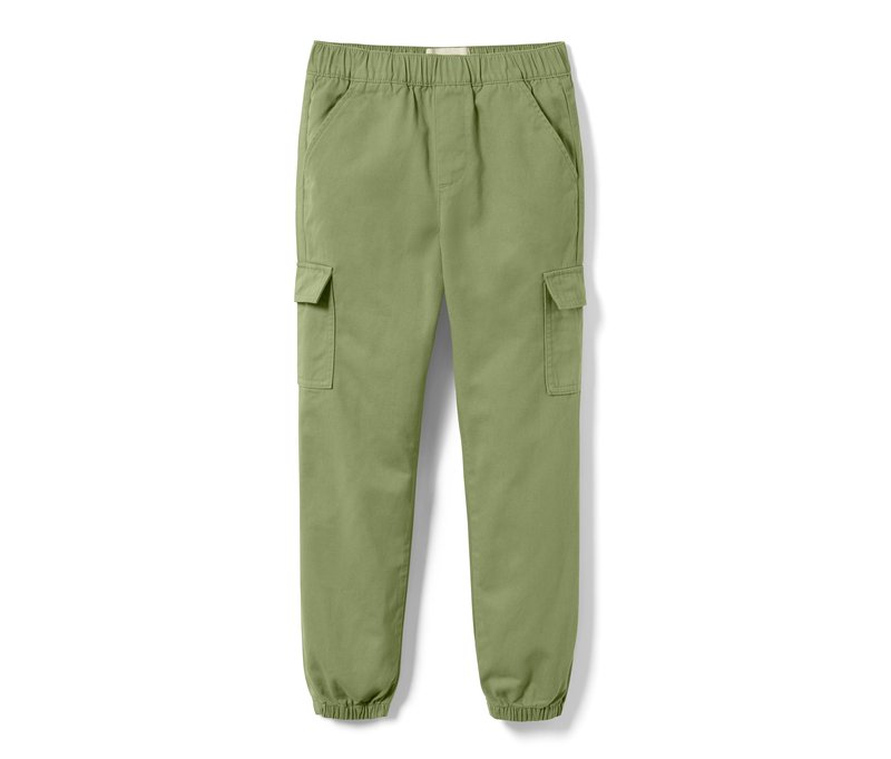 Tchibo - Kinder-Cargo-Schlupfhose - Herren - Gr. 122/128 - grün