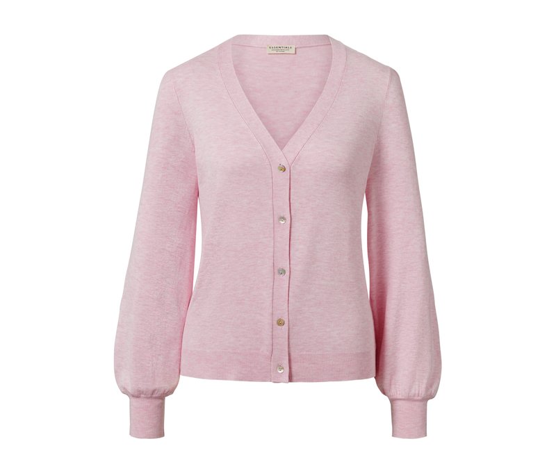 Tchibo - Feinstrick-Cardigan - Damen - Gr. S - rosé