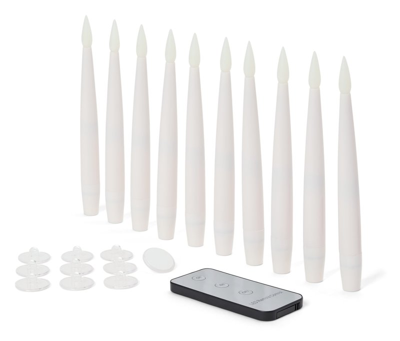 Tchibo - 10 schwebende LED-Kerzen - weiß