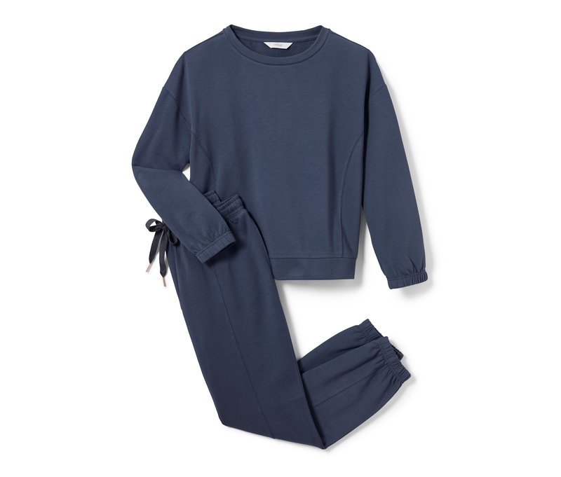 Tchibo - Hausanzug - Damen - Gr. L - blau