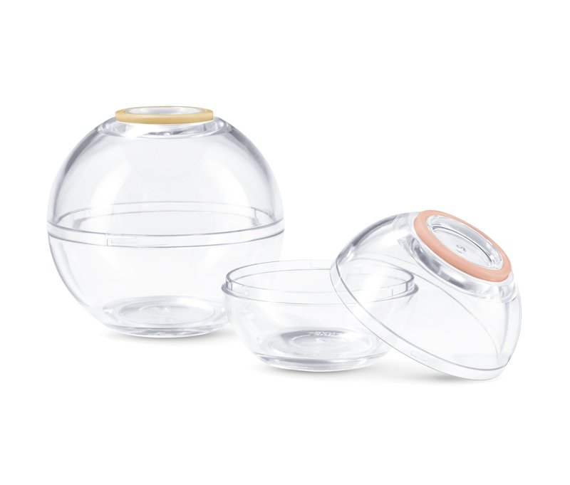 Tchibo - 2 Frischhaltekugeln - gelb