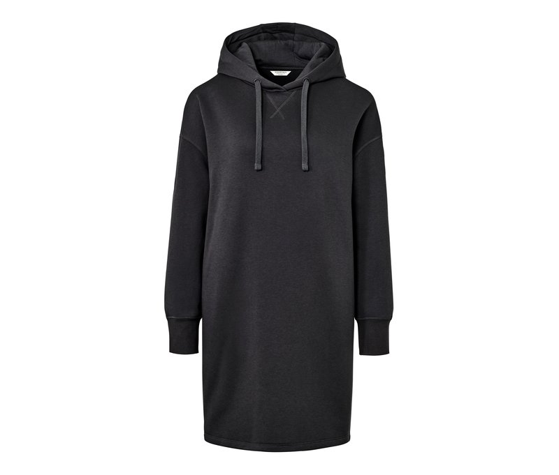 Tchibo - Sweatkleid mit Kapuze - Damen - Gr. L - anthrazit