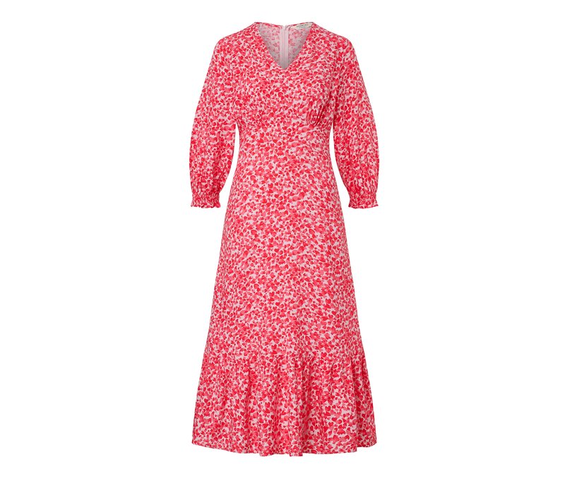 Tchibo - Maxikleid mit Print - Damen - Gr. 42 - pink