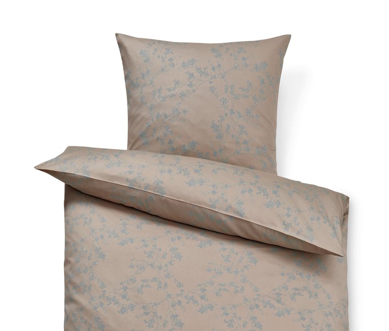 Tchibo - Satin-Bettwäsche - taupe