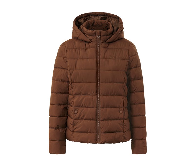 Tchibo - Steppjacke mit Kapuze - Damen - Gr. 54 - cognac