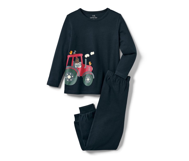 Tchibo - Kleinkind-Pyjama - Gr. 86/92 - blau