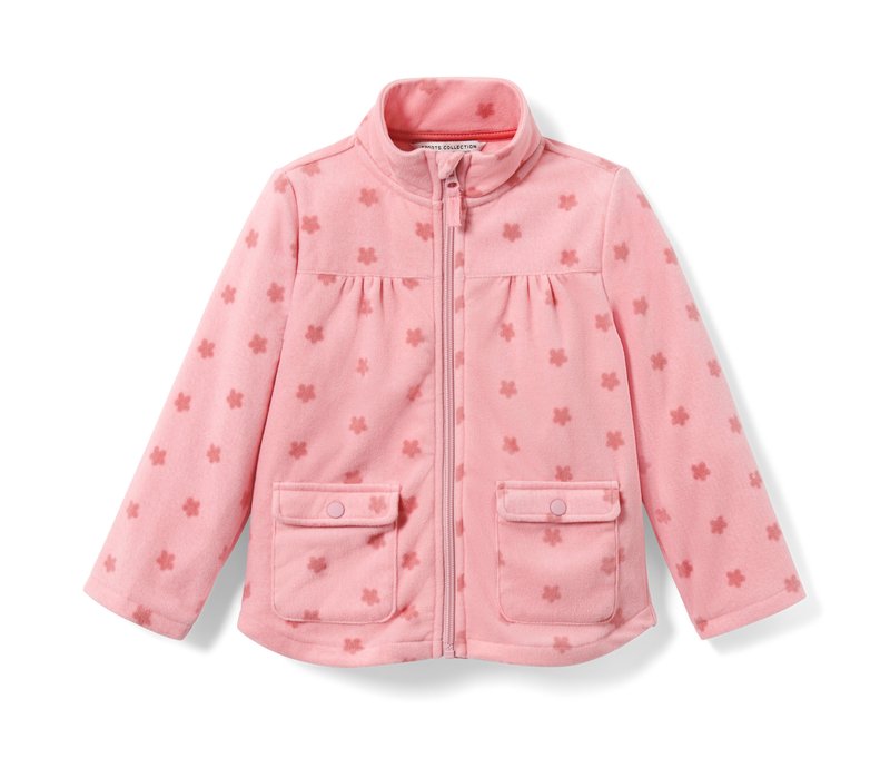 Tchibo - Kleinkind-Fleecejacke - Mädchen - Gr. 122/128 - rosa
