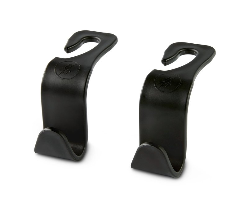 Tchibo - 2 Kopfstützen-Haken - schwarz