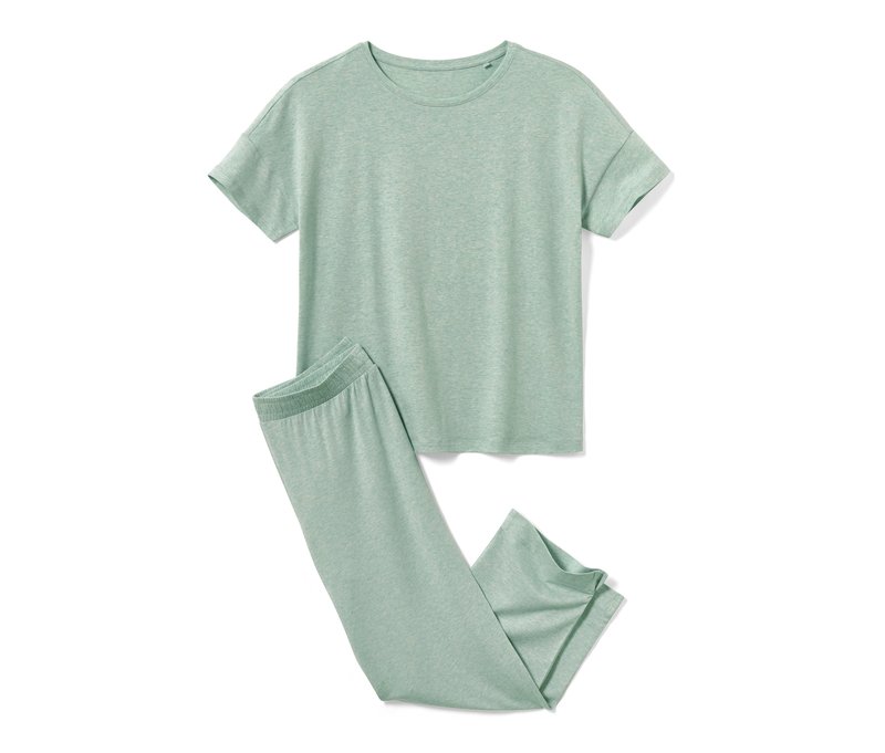 Tchibo - Pyjama - Damen - Gr. L - Mint