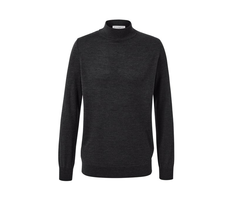 Tchibo - Merino-Pullover - Herren - Gr. S - anthrazit