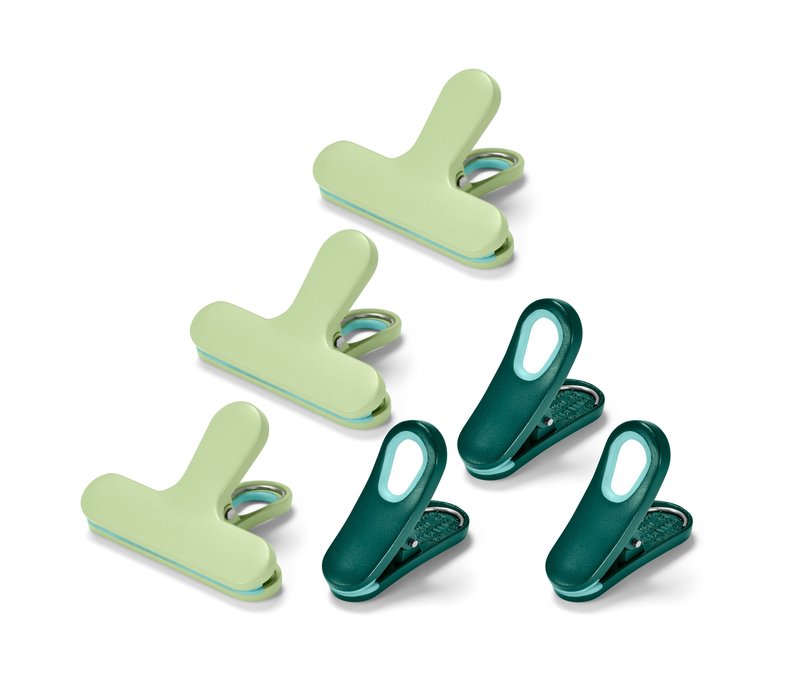 Tchibo - 6 Aromaclips - hellgrün