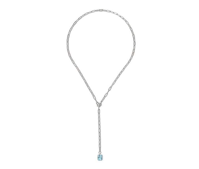 Tchibo - Paperlink-Kette mit Anhänger - silber