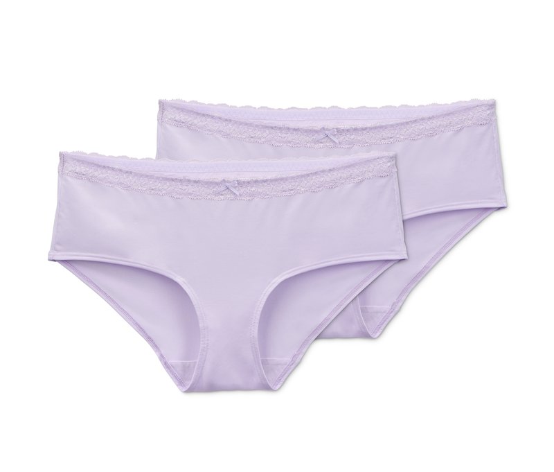 Tchibo - 2 Pantys - Damen - Gr. XXL - lila