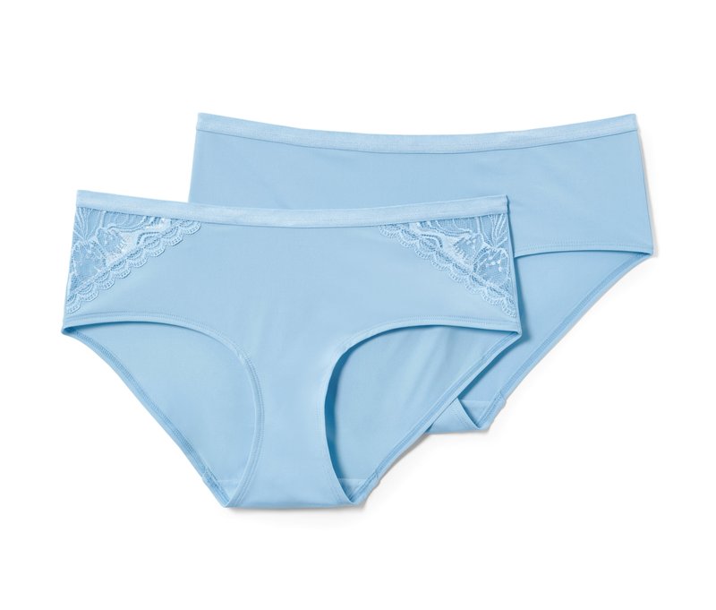 Tchibo - 2 Pantys - Damen - Gr. M - hellblau
